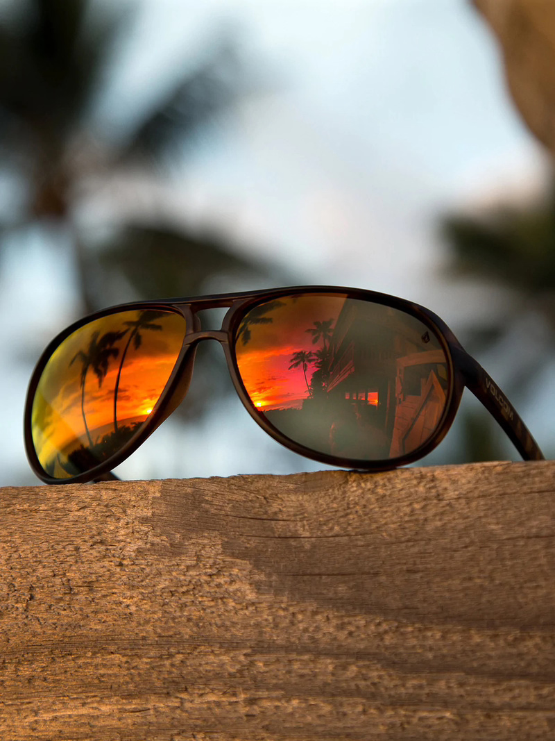 Volcom Stoke Sunglasses Matte Tort/Bronze Polar