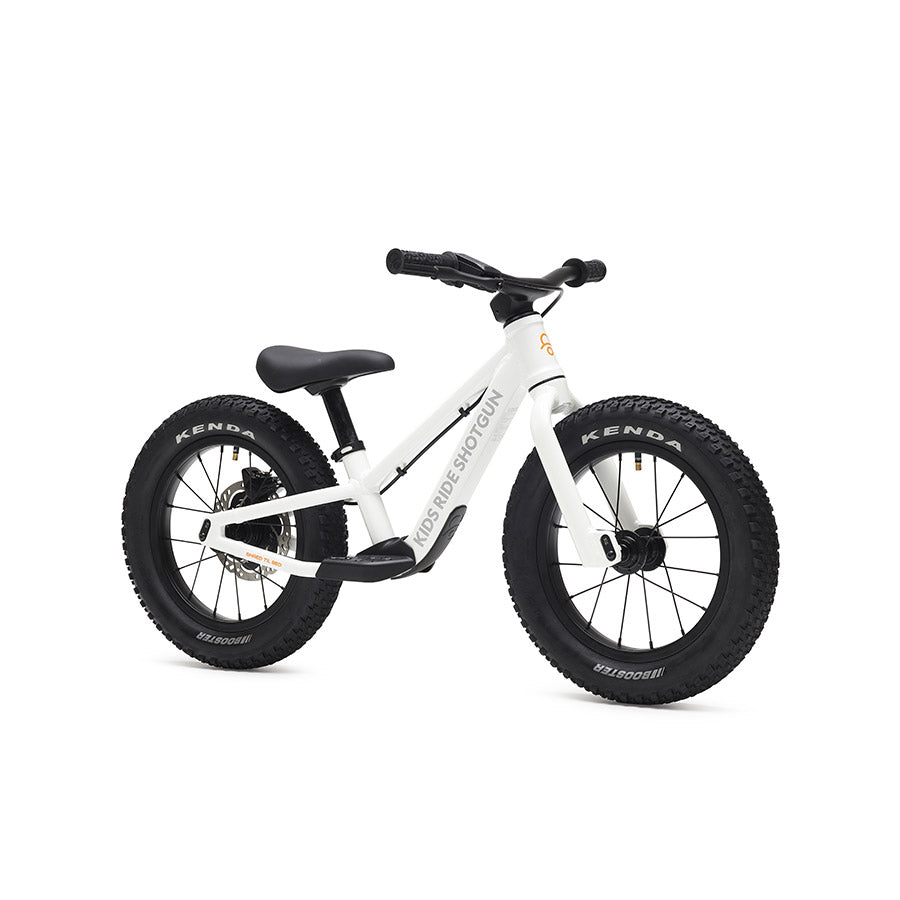 Kids Ride Shotgun, Dirt Hero, Push Bike, 12'', White