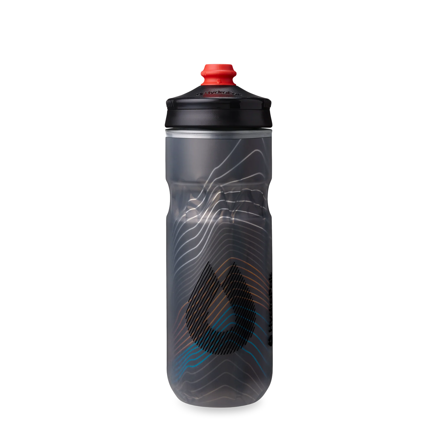 Hydrapak Polar Surge Ascent Black 24oz Insulated Water Bottle