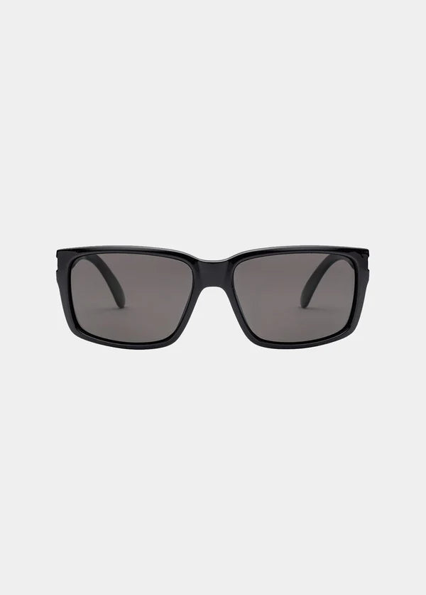 Volcom Stoneage Sunglasses Gloss Black/GrayPolar