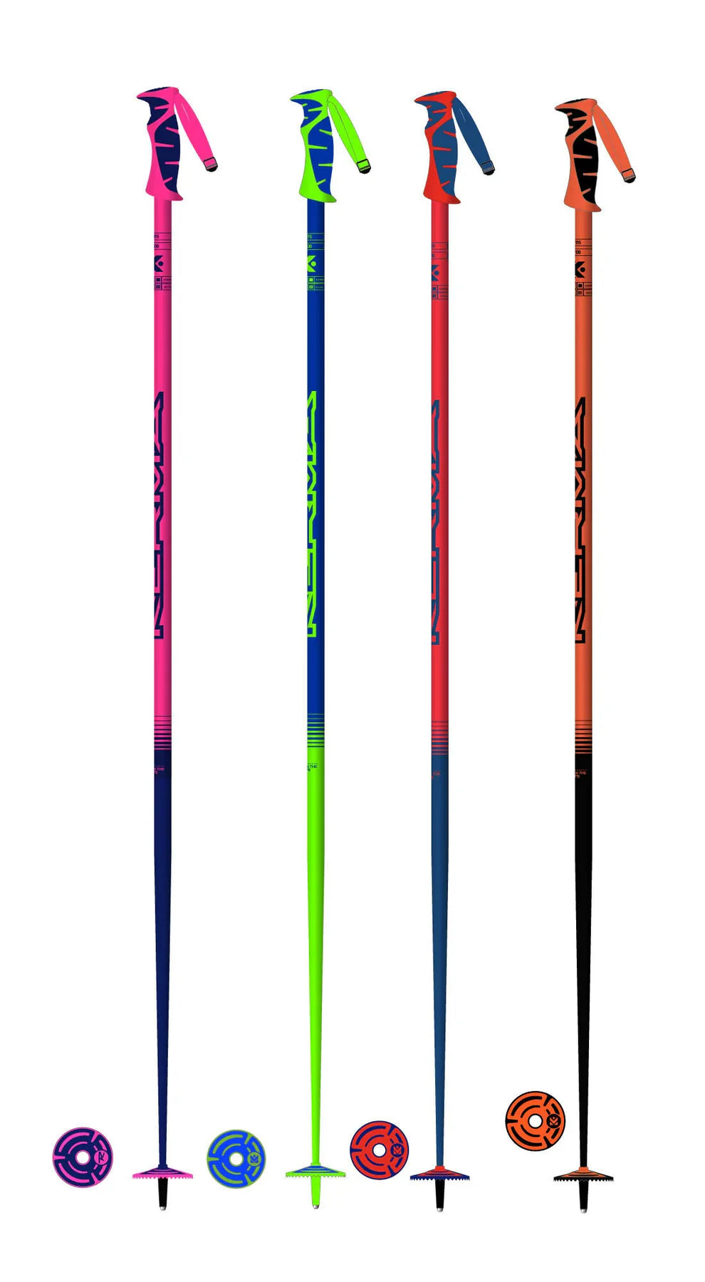 KERMA Vector 4 Ski Pole (Colors)