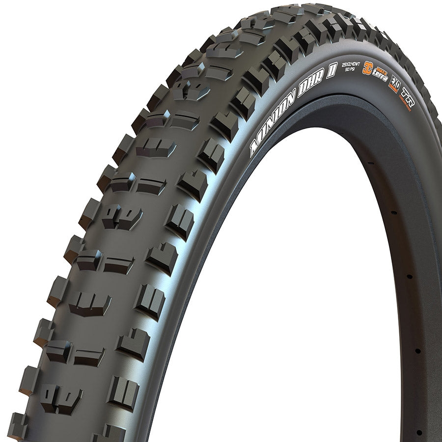 Maxxis, Minion DHR2, Mountain Tire, 27.5''x2.80, Folding, Tubeless Ready, MaxxTerra, EXO+, 60TPI, Black