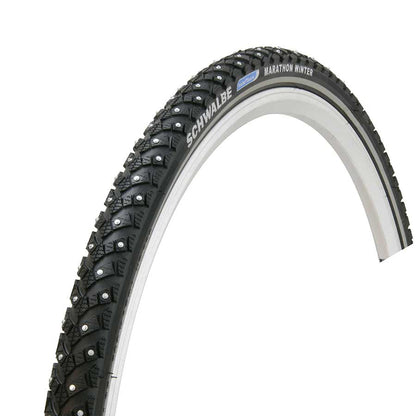 Schwalbe, Marathon Winter Plus, Tire, 26''x2.00, Wire, Clincher, Winter, SmartGuard, 67TPI, Black