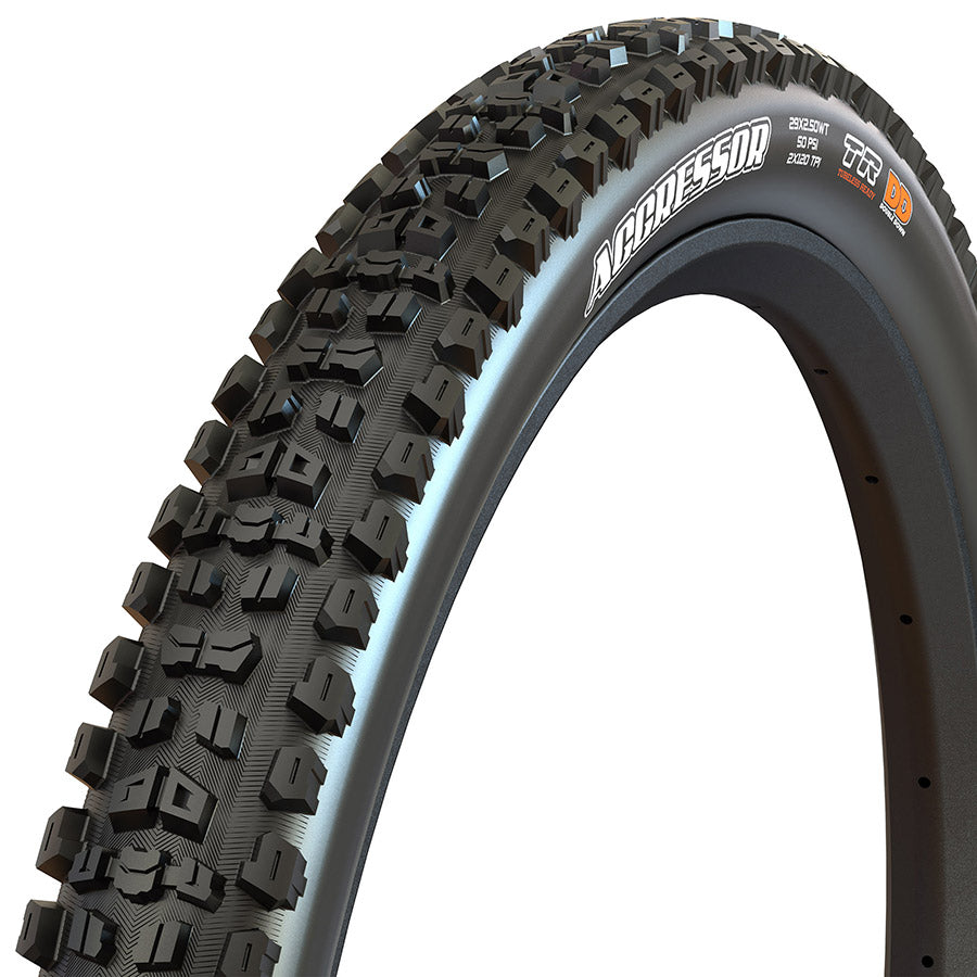 Maxxis, Aggressor, Mountain Tire, 29''x2.30, Folding, Tubeless Ready, Dual, EXO, 60TPI, Black