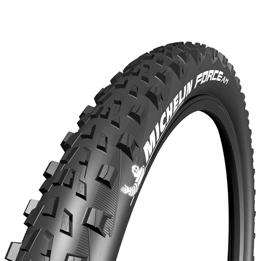 Michelin, Force AM Comp, Tire, 27.5''x2.60, Folding, Tubeless Ready, GUM-X, 60TPI, Black