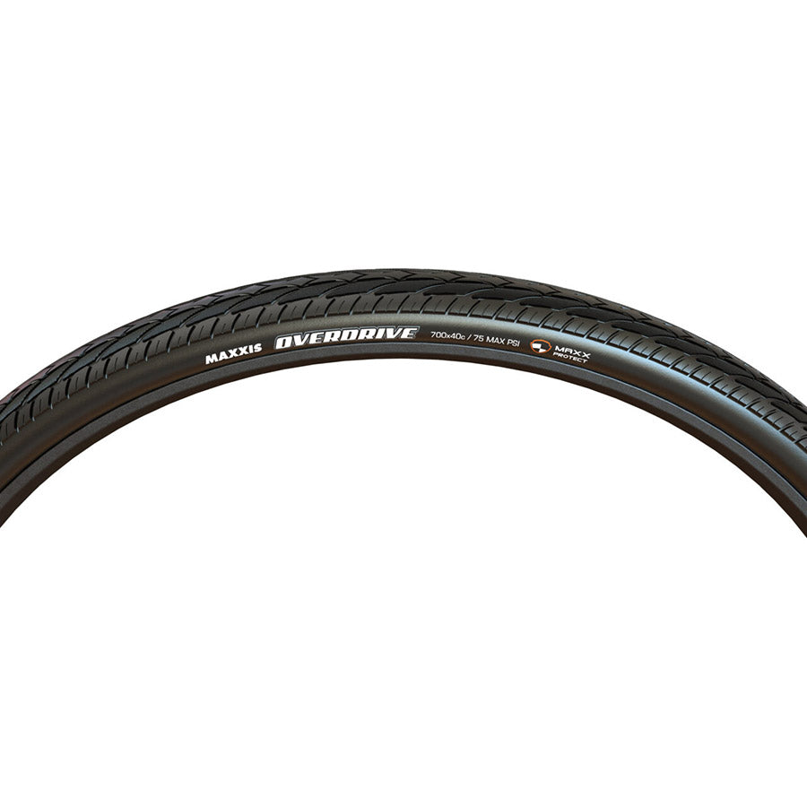 Maxxis, Overdrive Excel, Hybrid Tire, 700x47C, Wire, Clincher, Single, SilkShield, Reflective, 60TPI, Black
