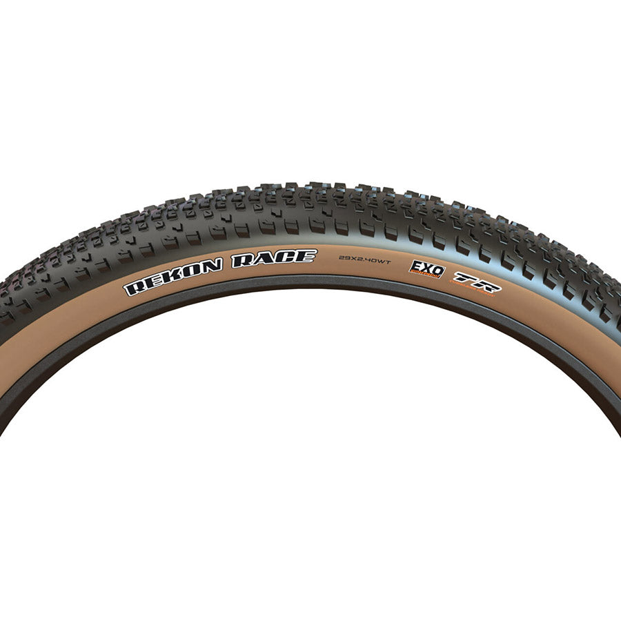 Maxxis, Rekon Race, Mountain Tire, 29''x2.25, Folding, Tubeless Ready, Dual, EXO, 120TPI, Black