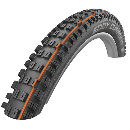 Schwalbe, Eddy Current Addix, Front, Tire, 29''x2.60, Folding, Tubeless Ready, Addix Soft, Super Trail, 67TPI, Black