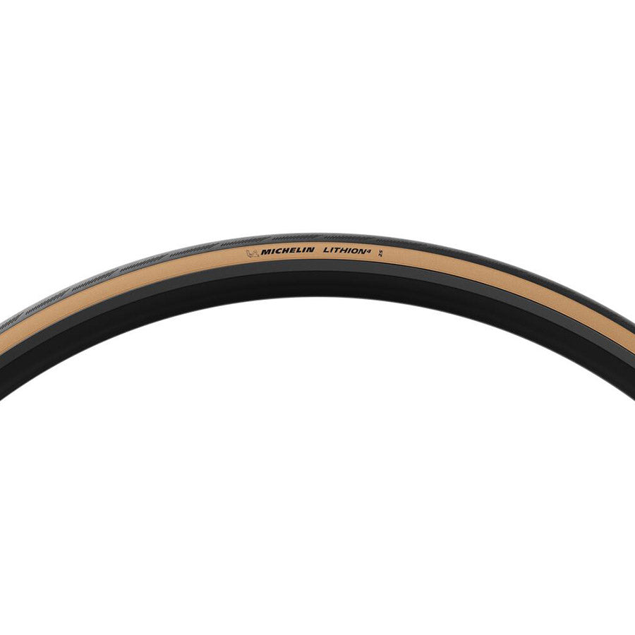 Michelin, Lithion 4 Classic TS, Road Tire, 700x25C, Folding, Clincher, MAGI-X, Tanwall