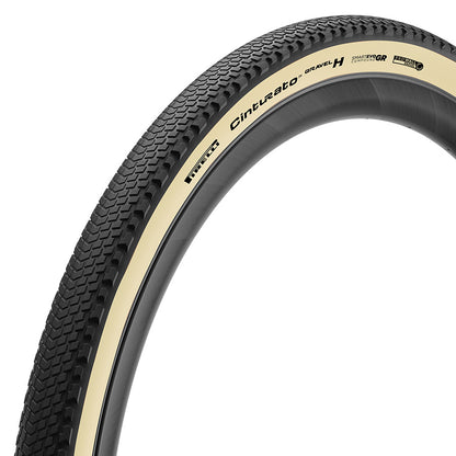 Pirelli, Cinturato Gravel H HP-Line, Gravel Tire, 700x40C, Folding, Tubeless Ready, SmartEVO GR, ProWALL Gravel, 120TPI, Black