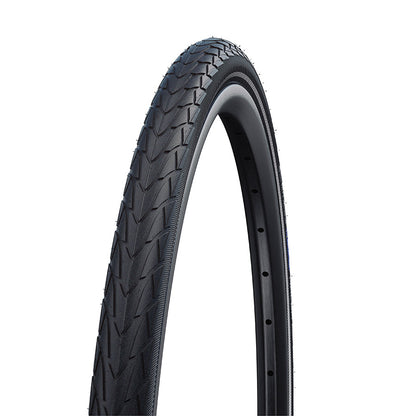 Schwalbe, Marathon Racer, Hybrid Tire, 20''x1.50, Wire, Clincher, Addix Green, RaceGuard, Reflex, 67TPI, Black