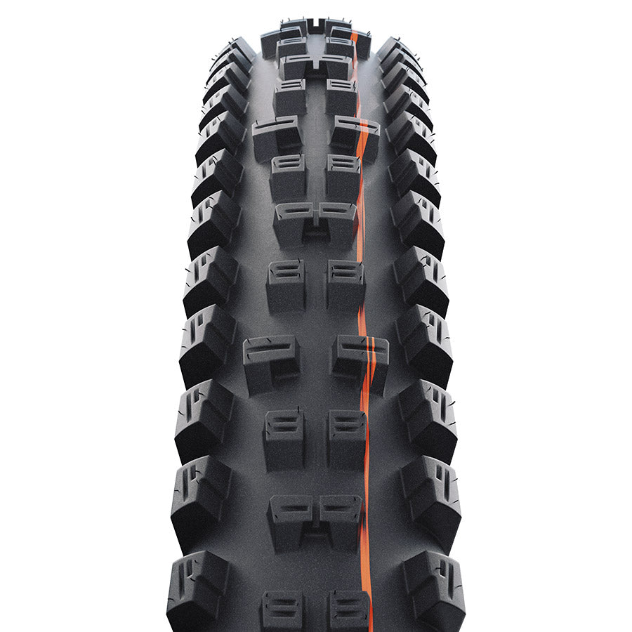 Schwalbe, Tacky Chan Gravity Pro, Mountain Tire, 29x2.40, Folding, Clincher, Ultra Soft, Gravity Pro - Diagonal, 2x67TPI, Black
