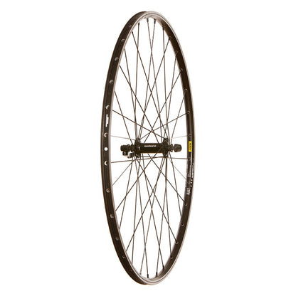 Wheel Shop, Mavic Open Elite Black/ Shimano Tiagra RS400 Black, Wheel, Front, 700C / 622, Holes: 32, QR, 100mm, Rim