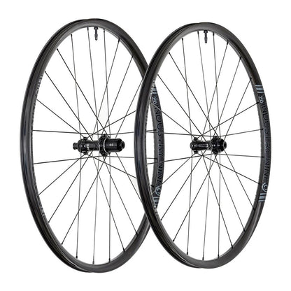 Industry Nine, Solix SL UL250c CX, Wheel, Front and Rear, 700C / 622, Holes: F: 24, R: 24, F: 12mm, R: 12mm, F: 100, R: 142, Disc Center Lock, Shimano Road 11, Set