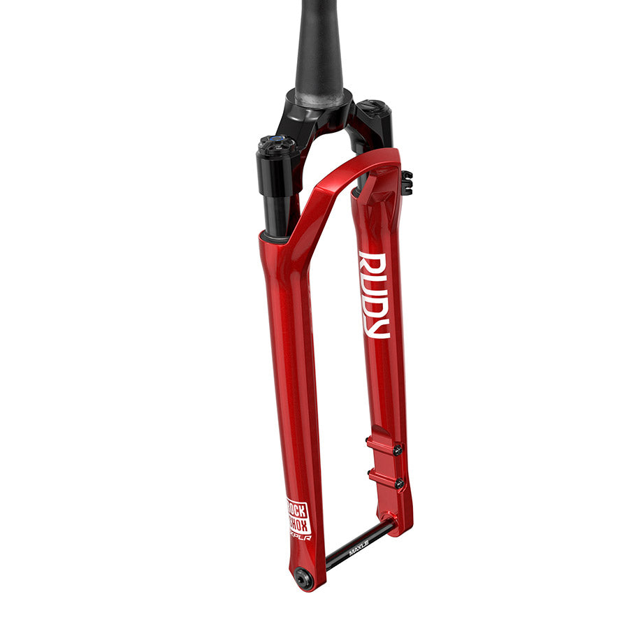 RockShox, Rudy Ultimate XPLR A2, Suspension Fork, 700C, Solo Air, 40mm, 1-1/8''-1.5'', 12x100mm TA, Rake: 45mm, Black
