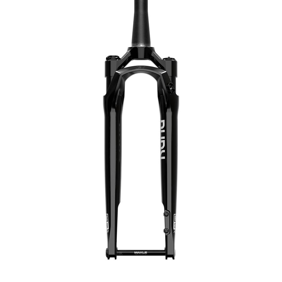RockShox, Rudy Ultimate XPLR A2, Suspension Fork, 700C, Solo Air, 40mm, 1-1/8''-1.5'', 12x100mm TA, Rake: 45mm, Black