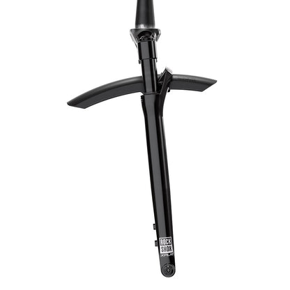 RockShox, Rudy XL Ultimate A1, Suspension Fork, 700C, Solo Air, 60mm, 1-1/8''-1.5'', 12x100mm TA, Rake: 45mm, Black