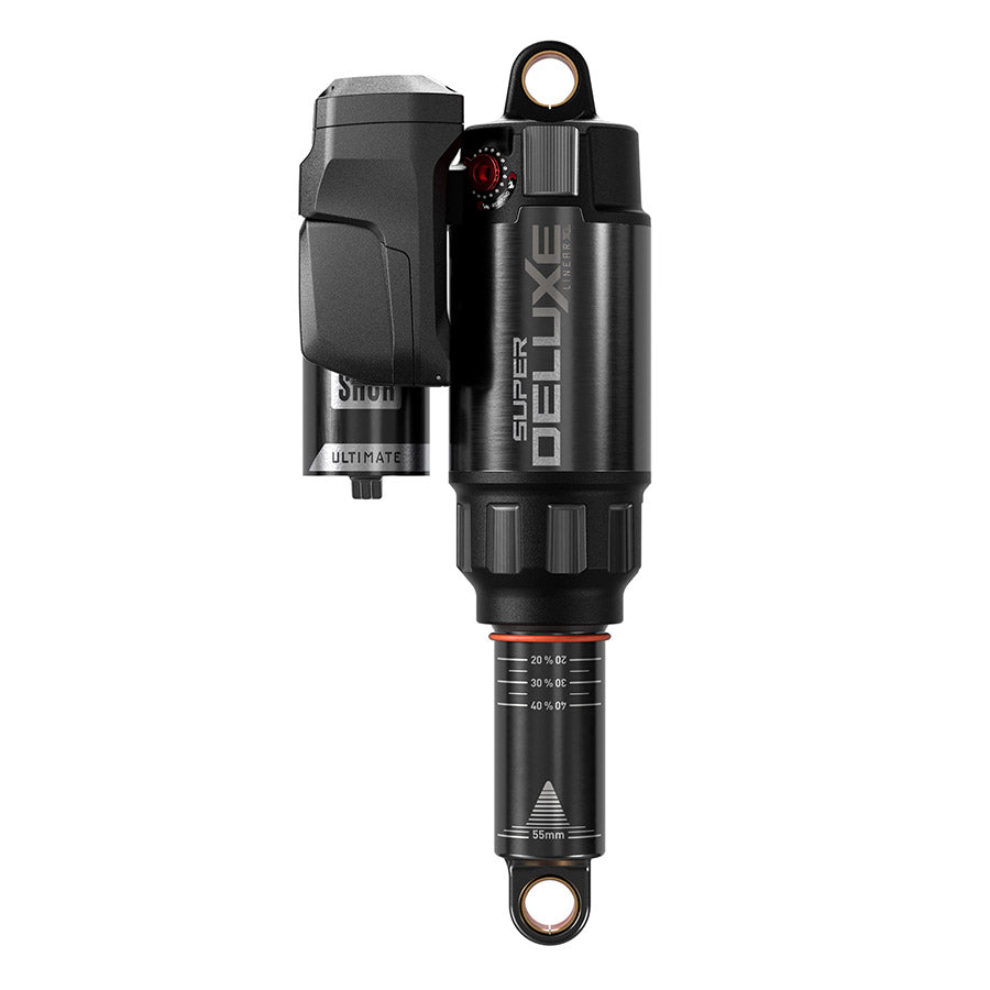 RockShox, Super Deluxe FLT Attendant D1, Rear shock, 210x55, Shaft Eyelet: Standard, Body Eyelet: Standard - 75 Deg Rotation, Token Loc 3, Reb55/Comp30, Mid4-Lock6, Specialized Stumpjumper Evo S2-S6 2021-2024
