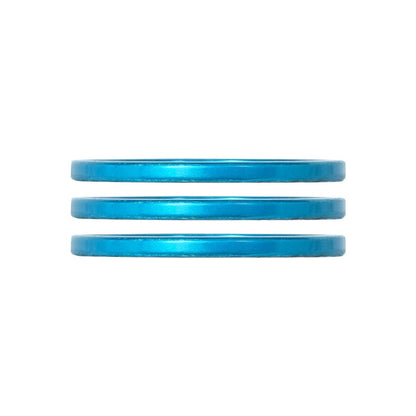 Industry Nine, iRiX, Headset Spacer, 1-1/8'', Height: 5mm, Aluminum, Turquoise, 3pcs