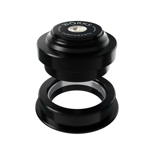 Works Components, 2.0deg EC44-ZS56 Angleset, Angle Headset, 2.0°, 110-119mm, EC44/28.6 | ZS56/40, ZS, External threadless, Complete, Black