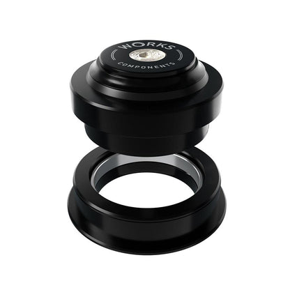 Works Components, 2.0deg EC44-ZS56 Angleset, Angle Headset, 2.0°, 110-119mm, EC44/28.6 | ZS56/40, ZS, External threadless, Complete, Black