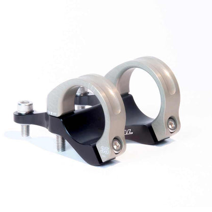 Renthal, Integra 35, Stem, Clamp: 35mm, L: 45mm, Direct Mount, 0°, Black/Gold