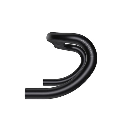 Zipp, Service Course 80 Ergo, Drop Handlebar, Diameter: 31.8mm, 380mm, Drop: 125mm, Reach: 80mm, Black