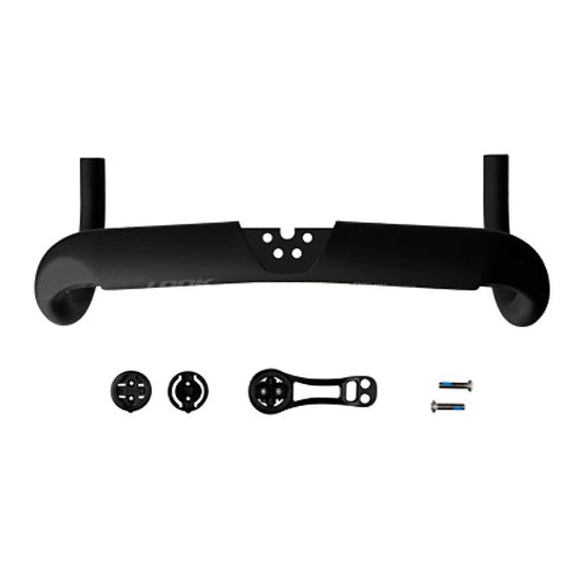 Look, Combo Aero Stealth Mat Glossy, Drop Handlebar, 380mm, Black