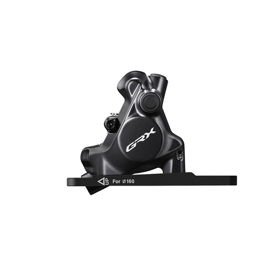 Shimano, GRX BR-RX820, Road Hydraulic Disc Brake, Front, Flat mount, 140 or 160mm (not included), 140g
