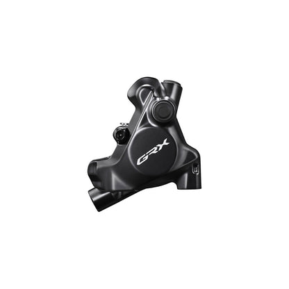 Shimano, GRX BR-RX820, Road Hydraulic Disc Brake, Front, Flat mount, 140 or 160mm (not included), 140g