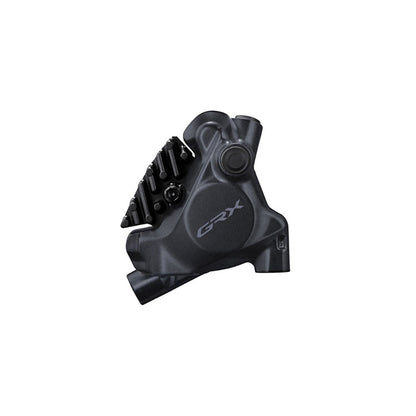 Shimano, GRX BR-RX410, Road Hydraulic Disc Brake, Front, Flat mount, 140 or 160mm (not included), 109g, Black