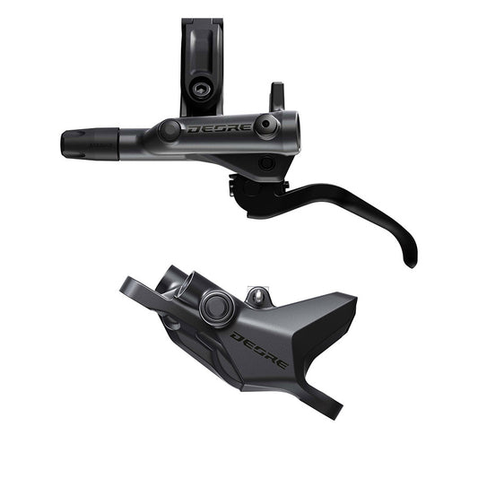 Shimano, Deore BL-M6200 / BR-6200, MTB Hydraulic Disc Brake, Front, Post mount, Disc: 200 or 220mm (not included), Black, EM62001JLFPMA100