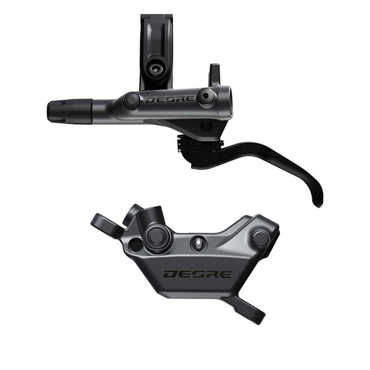 Shimano, Deore BL-M6200 / BR-6220, MTB Hydraulic Disc Brake, Front, Post mount, Disc: 200 or 220mm (not included), Black, EM62201JLFPMA100