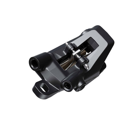 Shimano, BR-M6200, MTB Hydraulic Disc Brake, Front or Rear, Post mount, Disc: 200 or 220mm (not included), Black, EBRM6200MPMX