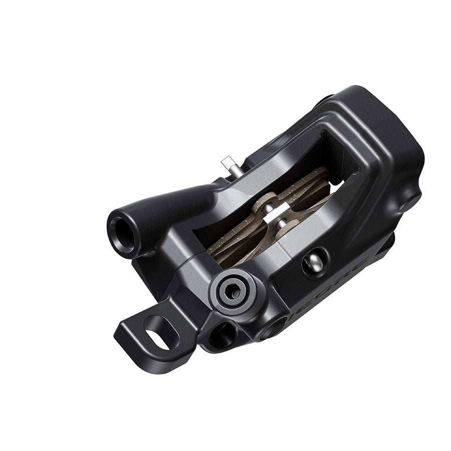 Shimano, BR-M6200, MTB Hydraulic Disc Brake, Front or Rear, Post mount, Disc: 200 or 220mm (not included), Black, EBRM6200MPMX