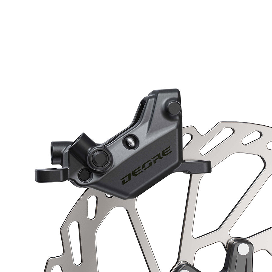 Shimano, BR-M6200, MTB Hydraulic Disc Brake, Front or Rear, Post mount, Disc: 200 or 220mm (not included), Black, EBRM6200MPMX