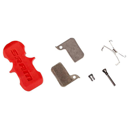 SRAM, Level TLM, Level Ultimate, HRD, Disc Brake Pads, Shape: SRAM Monoblock, Organic Quiet, Steel, Pair