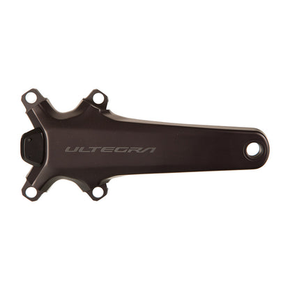 Shimano, Ultegra FC-R8100-P, Power Meter Crankset, Speed: 12, Spindle: 24mm, BCD: 110, No Chainring, Hollowtech II, 160mm, Black, Road, IFCR8100PMXXA