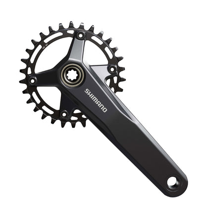 Shimano, FC-MT520-1, Crankset, Speed: 12, Spindle: 24mm, BCD: Direct Mount Shimano, 30, Hollowtech II, 165mm, Black, Boost, EFCMT520AXA0