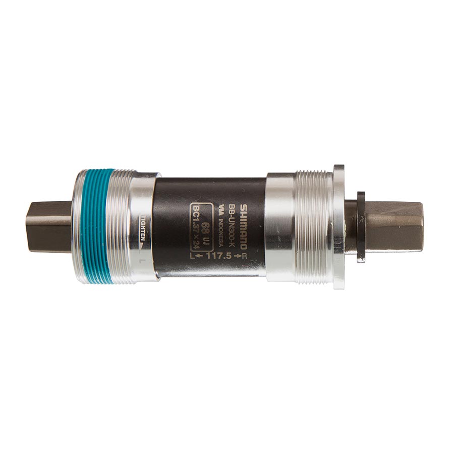 Shimano, BB-UN300 D-H, Square Taper BB, British, 68mm, : 115mm, Silver
