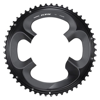 Shimano, 105 FC-R7000, Chainring, Teeth: 34, Speed: 11, BCD: 110, Bolts: 4, Inner, Aluminum, Black, Y1WV34000
