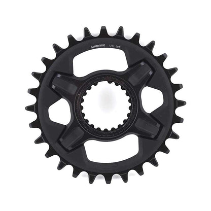 Shimano, XT SM-CRM85, Chainring, Teeth: 30, Speed: 12, BCD: Direct Mount, Aluminum/Composite/Steel, Black