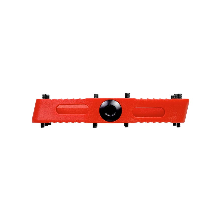 SDG Components, Comp, Platform Pedals, Body: Composite, Spindle: Cr-Mo, 9/16'', Red, Pair