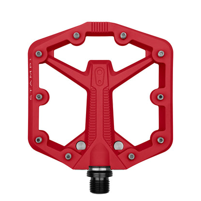 crankbrothers, STAMP 1, Platform Pedals, Body: Composite, Spindle: Cr-Mo, 9/16'', Black, Pair, Large