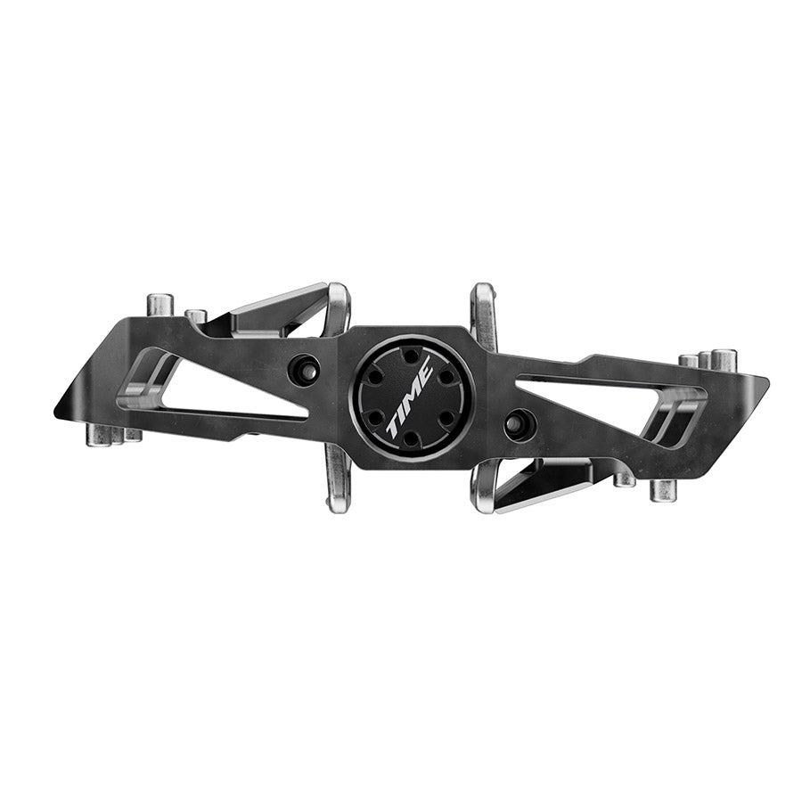 TIME, Xysto A1, Pedals, Body: Aluminum, Spindle: Steel, 9/16'', Grey, Pair