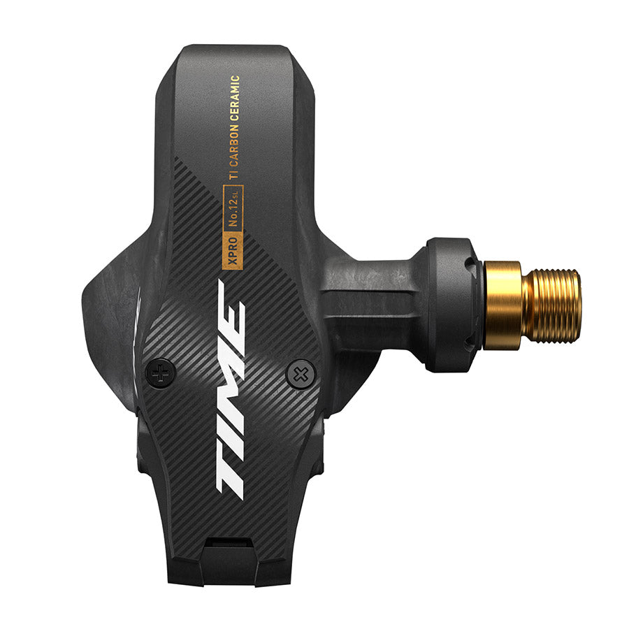 TIME, XPRO 12SL C1 51mm, Pedals, Body: Carbon, Spindle: Titanium, 9/16'', Carbon Gold, Pair