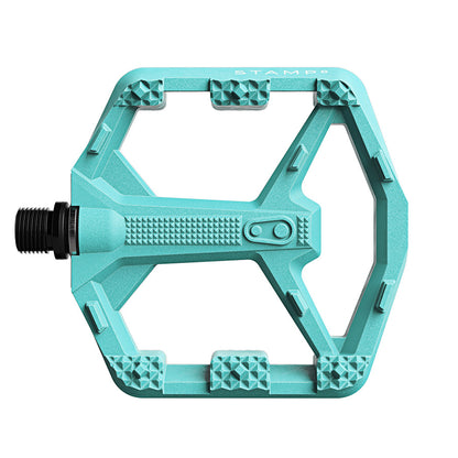 crankbrothers, STAMP 0, Platform Pedals, Body: Composite, Spindle: Cr-Mo/Steel, 9/16'', Black, Large, Pair