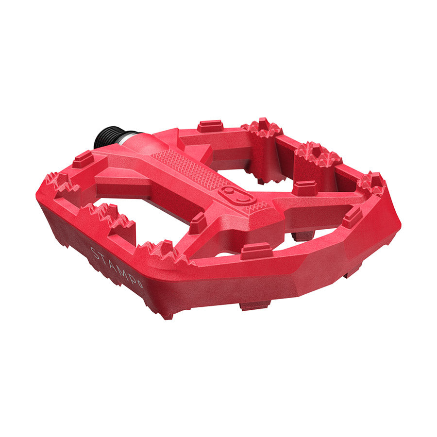 crankbrothers, STAMP 0, Platform Pedals, Body: Composite, Spindle: Cr-Mo/Steel, 9/16'', Black, Large, Pair