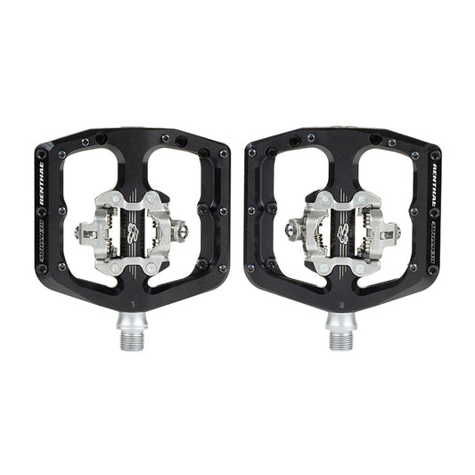Renthal, Revo-DHC, Pedals, Body: Aluminum, Spindle: Cr-Mo, 9/16'', Black