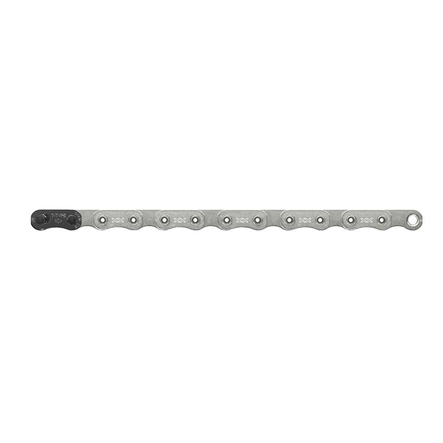 SRAM, XX Eagle T-Type Flattop, Chain, Speed: 12, Links: 126, Silver